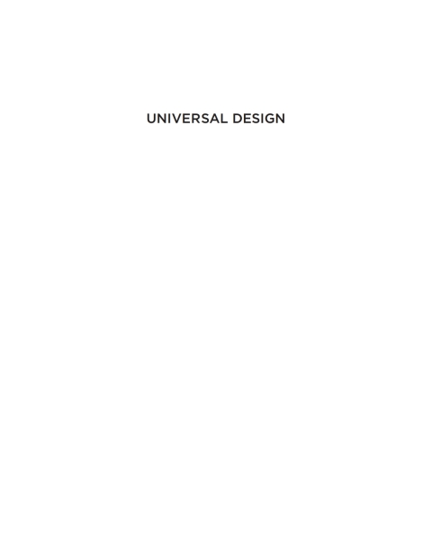 Universal Design